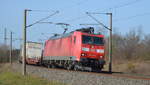 Am 24.02.2021 kam die 185 023-9 von DB Cargo Deutschland AG, aus Richtung Wittenberge und fuhr weiter in Richtung Stendal .