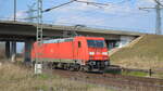 Am 26.03.2021 fuhr  die 185 370-4 von DB Cargo Deutschland AG, von Magdeburg nach         Stendal .