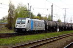 Am 12.04.2017 kam die 187 313-2 von der HSL Logistik GmbH, (Railpool) aus Richtung Salzwedel nach Stendal und fuhr weiter in Richtung Magdeburg .