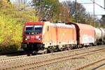 Am 05.11.2020 kam die 187 124-3 von DB Cargo Deutschland AG , aus Richtung Magdeburg nach Niederndodeleben und fuhr weiter in Richtung Braunschweig .
