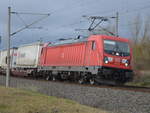 -br-6-187-traxx-f-140-ac-3/723950/am-13012021-kam-die-187-176-3 Am 13.01.2021 kam die 187 176-3 von  DB Cargo Deutschland AG, aus Richtung Wittenberge und fuhr weiter in Richtung Stendal .