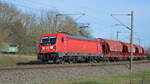 Am 29.03.2021 kam die 187 186-2 von DB Cargo Deutschland AG, aus Richtung Stendal und fuhr weiter in Richtung Wittenberge .