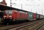 Am 9.07.2014 kam die 189 007-8 von der DB aus Richtung Magdeburg nach Stendal und fuhr weiter in Richtung Wittenberge