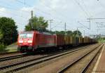 Am 17.07.2014 kam die 189 021-9 von der DB aus Richtung Braunschweig nach Niederndodeleben und fuhr weiter in Richtung Magdeburg .