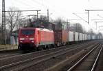 Am 20.02.2015 kam die 189 022-7 von der DB aus Richtung Magdeburg nach Niederndodeleben und fuhr weiter in Richtung Braunschweig .