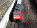 Am 23.03.2015 kam die 189 008-6 von der DB aus Richtung Stendal und fuhr weiter in Richtung Hannover .