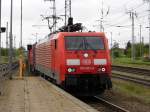 Am 09.05.2015 kam die 189 002-9 von der DB aus Richtung Berlin nach Stendal und fuhr weiter in Richtung Hannover .
