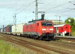 Am 26.08.2015 kam die 189 007-8 von der  METRANS  (DB) aus Richtung Salzwedel nach Stendal und fuhr weiter in Richtung Berlin .