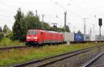Am 16.09.2015 kam die 189 061-5 von der DB aus Richtung Salzwedel nach Stendal und fuhr weiter in Richtung Magdeburg .