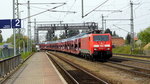 Am 03.05.2016 kam die 189 003-7 von DB Schenker aus Richtung Braunschweig nach Niederndodeleben und fuhr weiter in Richtung Magdeburg .