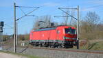 Am 29.03.2021 kam die 193 563-4 von DB Cargo Deutschland AG,    aus Richtung Stendal und fuhr weiter in Richtung Wittenberge .