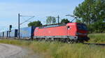 Am 14.06.2021 kam die 193 351-4 von DB Cargo Deutschland AG, aus Richtung  Wittenberge und fuhr weiter in Richtung   Stendal ,