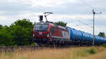 Am 22.06.2021 fuhr die 193 627-7 von der ČD Cargo a.s  ( MRCE Dispolok) aus Richtung Salzwedel und fuhr weiter in Richtung Stendal .