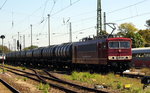 Am 26.08.2016 kam die 155 103-5 von der  CLR - Cargo Logistik Rail-Service aus Richtung Berlin nach Stendal .