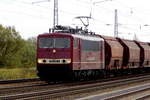 Am 13.10.2017 kam die 155 103-5    von der CLR-Cargo Logistik Rail-Service .  aus Richtung Stendal nach Borstel und fuhr weiter in Richtung Wittenberge.