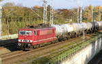Am 10.11.2019 fuhr die 250 137-7 von der LEG - Leipziger Eisenbahnverkehrsgesellschaft mbH, von Stendal in Richtung Salzwedel .
