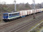 Am 17.12.2020 fuhr die 155 053-8 von der IntEgro Verkehr GmbH/PRESS  von Stendal nach Borstel .