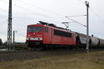 Am 28.01.2021 kam die 155 183-7 von der  MAED - Maik Ampft Eisenbahndienstleistungen, aus Richtung  Salzwedel und fuhr weiter in Richtung Stendal .