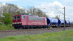 Am 17.05.2021 kam die 155 016-9 von der CLR - Cargo Logistik Rail-Service GmbH, aus Richtung Stendal und fuhr weiter in Richtung Wittenberge .