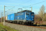 Am 27.01.2021 kam die 140 621-4 von der EGP aus Richtung Wittenberge und fuhr weiter in Richtung Stendal .