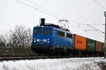 Am 02.02.2021 kam die 140 047-9 von METRANS (PRESS) aus Richtung Salzwedel und fuhr weiter in Richtung Stendal .