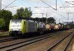Am 2.07.2014 kam die E 189 203 von der MRCE  aus Richtung Braunschweig nach Niederndodeleben und fuhr weiter in Richtung Magdeburg .