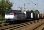 Am 17.07.2014 kam die 189 213 von der ERS Railways (MRCE Dispolok)  aus Richtung  Braunschweig nach Niederndodeleben und fuhr weiter in Richtung Magdeburg .