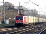 Am 27.11.2014 kam die 91 80 6189 801-4 D-WLE] (81)  ex 91 80 6189 801-4 D-PRESS] aus Richtung Magdeburg nach Niederndodeleben und fuhr weiter in Richtung Braunschweig .