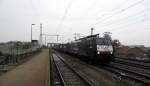 Am 20.02.2015 kam die 189 211 von der ERS Railways ( MRCE dispolok ) aus Richtung  Braunschweig nach Niederndodeleben und fuhr weiter in Richtung Magdeburg .