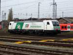 Am 25.04.2015 war die 189 822 von der Steiermarkbahn Transport and Logistik GmbH in Stendal abgestellt .
