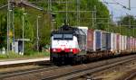 Am 13.05.2015 kam die 189 212 von der ERS Railways ( MRCE dispolok ) aus Richtung Magdeburg nach Niederndodeleben und fuhr weiter in Richtung Braunschweig .