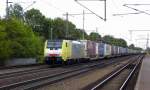 Am 21.05.2015 kam die 189 202 von der ERS Railways ( MRCE dispolok ) aus Richtung Magdeburg nach Niederndodeleben und fuhr weiter in Richtung Braunschweig .