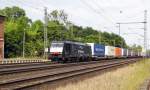 Am 11.06.2015 kam die 189 211 von der ERS Railways ( MRCE dispolok ) aus Richtung  Magdeburg nach Niederndodeleben und fuhr weiter in Richtung Braunschweig  .