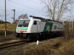 Am 02.02.2016 war die 189 822-0 von der SETG (Steiermarkbahn) in Borstel abgestellt .
