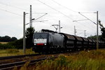Am 14.07.2016 kam die 189 806 von  Raildox (MRCE Dispolok) aus der Richtung Stendal nach Demker und fuhr weiter in Richtung Magdeburg .