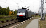 Am 14.10.2016 kam die 189 806-3 von Raildox (MRCE Dispolok) aus Richtung Borstel nach Stendal und fuhr weiter in Richtung  Magdeburg .