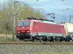 Am 13.01.2021 fuhr die 189 800-6 von der PRESS von Stendal nach  Borstel .