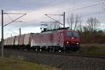 Am 21.01.2021 fuhr die 189 800-6 von der PRESS von Borstel nach Stendal .