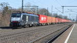 Am 25.02.2021 kam die 189 207-4 von der  Rail Force One B.V., Rotterdam-Pernis ( MRCE Dispolok) aus Richtung Magdeburg nach Niederndodeleben und fuhr weiter in Richtung Braunschweig .
