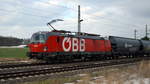 Am 17.02.2021 kam die 1293 200-2 von der ÖBB-Produktion GmbH, aus der Richtung Stendal nach Demker und fuhr weiter in Richtung Magdeburg .