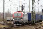  Am 18.03.2016 kam die  EU46-506 (5370 018-1) von der PKP Cargo aus Richtung Hannover nach Stendal und fuhr weiter in Richtung Magdeburg .