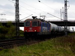 Am 28.04.2016 kam die 421 373-2 von der   HSL Logistik (SBB Cargo) aus Richtung Magdeburg und fuhr nach Stendal.