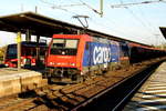Am 13.10.2018 kamen die  482 035-3 von der Raildox GmbH & Co. KG,  ( SBB Cargo ) und die  203 126-8 von  Raildox GmbH & Co. KG, aus Richtung Hamburg nach Wittenberge und fuhr weiter in Richtung Berlin.